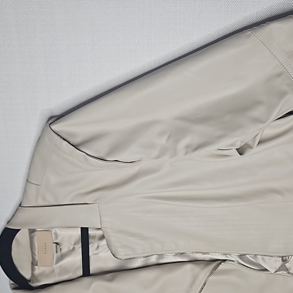 BLANKNYC Cream Faux Leather Jacket Women's Size XL - Picture 9 of 16